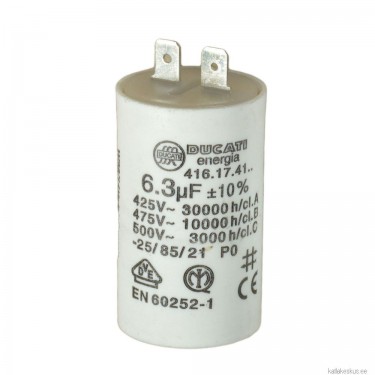 Kondensaator 6,3 µF DUCATI 
